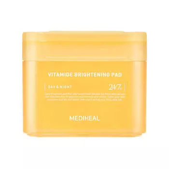 Осветляющие тонер-пэды с комплексом витаминов Mediheal Vitamide Brightening Pad