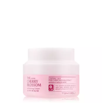 Осветляющий крем для лица с экстрактом вишни Tony Moly The Hayan Cherry Blossom Whitening Cream