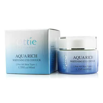 Осветляющий крем против тёмных кругов под глазами Ottie Aqua Rich Whitening Eye Contour