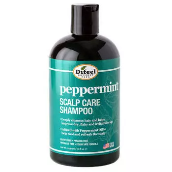 Освежающий шампунь для жирной кожи головы с мятой Difeel Peppermint Shampoo