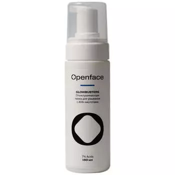 Отшелушивающая пенка для умывания с AHA Openface Glowbusters