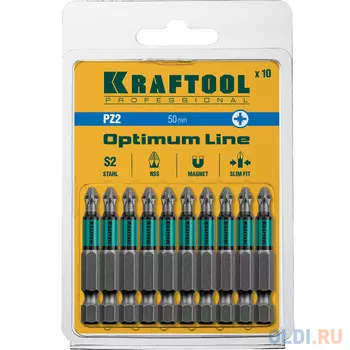 Набор бит Kraftool 26124-2-50-10 10шт