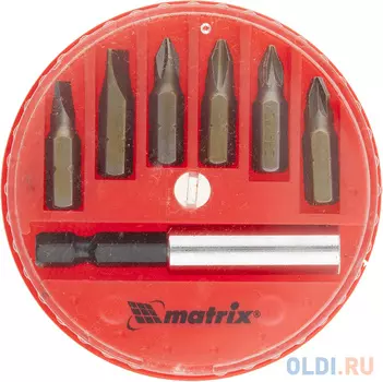 Набор бит Matrix 11392 7шт