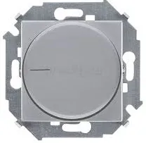 Светорегулятор Simon 1591796-033 поворотный для диммируемых LED ламп, 230В, 5-215Вт, винт.заж., алюминий