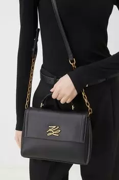 Сумка сэтчел кожаная Autograph Karl Lagerfeld