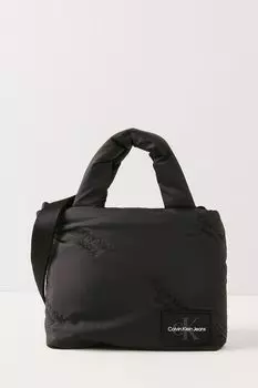 Сумка шоппер из мягкого нейлона Puffy aop Calvin Klein
