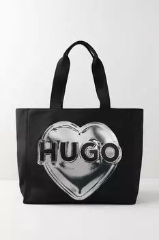 Сумка шоппер с логотипом Becky HUGO