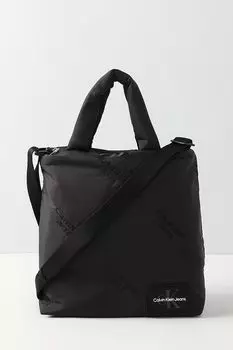 Сумка шоппер с логотипом бренда Puffy aop Calvin Klein