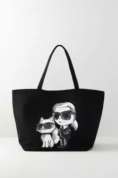 Сумка шоппер с логотипом Ikon Karl Lagerfeld