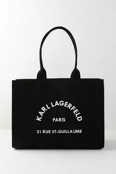 Сумка шоппер с логотипом rue st guillaume Karl Lagerfeld