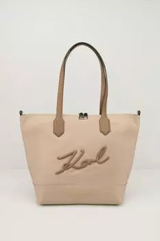 Сумка шоппер с логотипом Signature Karl Lagerfeld