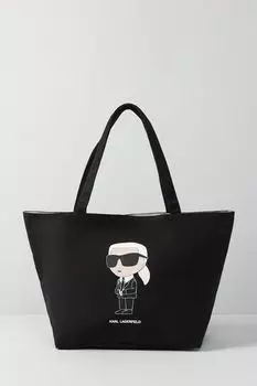 Сумка шоппер с принтом ikonik 2.0 Karl Lagerfeld