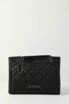 Сумка шоппер стеганая Love Moschino