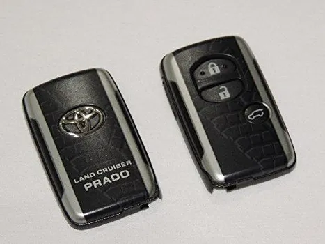TOYOTA Оригинальный чехол для смарт-ключа Toyota 150 Series Land Cruiser Prado ArgentoCross Оригинальный [Отечественная деталь] чёрный