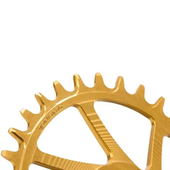 Звездочка Garbaruk GXP Boost oval, золотой