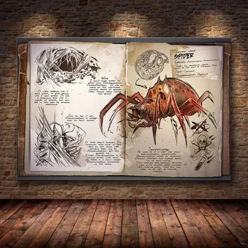 Ковчег: Плакат Survival Evolved, новая игра 2018, картина на холсте, настенная живопись, обои Cuadros, декор для гостиной, игровой комнаты 21x30 No Frame