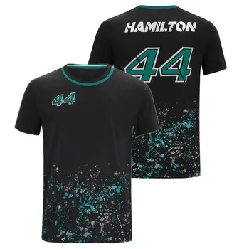 Мужская и женская модная футболка F1 Team Racing с 3D-печатью и большим круглым вырезом XXS