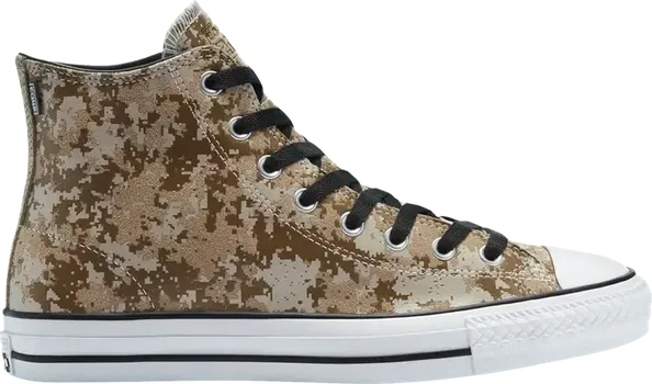 Кроссовки Converse Chuck Taylor All Star Pro High Digi Camo, коричневый