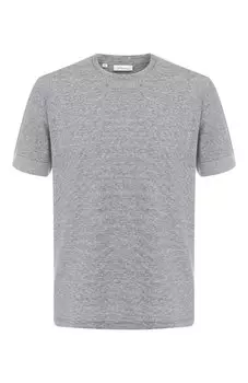 Футболка из смеси хлопка и льна Brioni