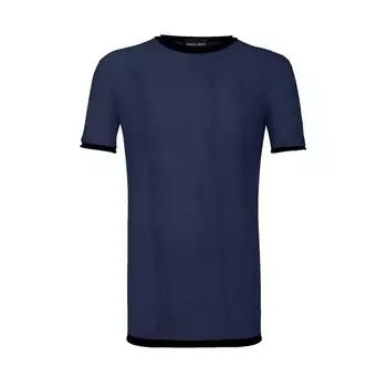 Футболка из смеси хлопка и льна Giorgio Armani