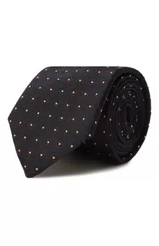 Галстук из шелка и хлопка Corneliani