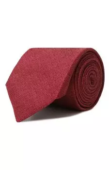Галстук из шелка и льна Corneliani