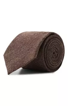 Галстук из шерсти и шелка Corneliani