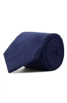 Галстук из шерсти и шелка Corneliani