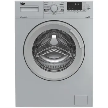 Стиральная машина Beko WSRE6512ZSS серебристая