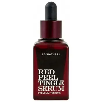 Кислотная пилинг-сыворотка со спикулами So Natural Red Peel Tingle Serum Premium Texture