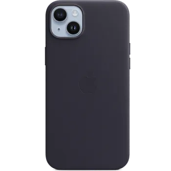 Чехол-крышка Apple MagSafe для iPhone 14 Plus, кожа, темно-фиолетовый (MPPC3)