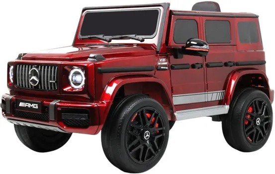 Детский электромобиль RiverToys Mercedes-Benz G63 4WD (Mercedes-AMG-G63-4WD-K999KK-CHERRY-GLANEC) вишневый глянец