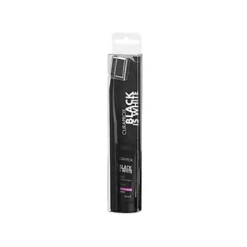 CURAPROX Зубная щетка "Black Is White" ultra soft черная и миниверсия зубной пасты «Black Is White» 10