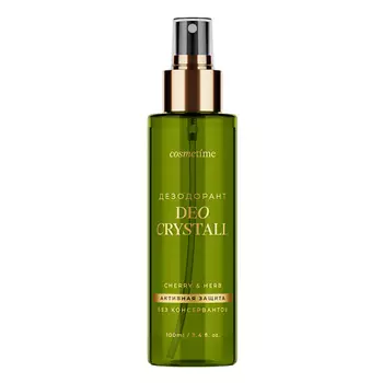 COSMETIME Дезодорант - спрей женский минеральный, CHERRY & HERB 100.0