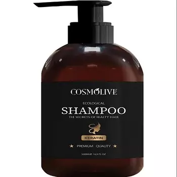 COSMOLIVE Шампунь для роста и укрепления волос Keratin 500.0