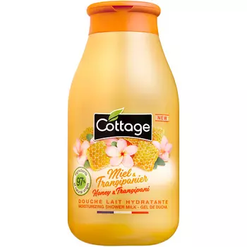 COTTAGE Молочко для душа увлажняющее "Мёд и Франжипани" Moisturizing Shower Milk Honey & Frangipani