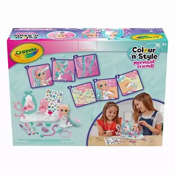 CRAYOLA Игровой набор Colour'n'Style Mermaid Friends 1.0