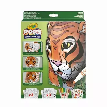 CRAYOLA Набор для творчества Pops 3D Color Jungle