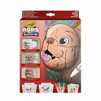 CRAYOLA Набор для творчества Pops 3D Pets "Домашние животные"