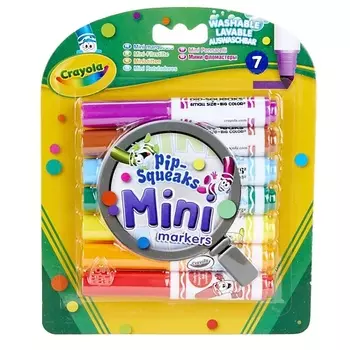 CRAYOLA Смываемые мини-фломастеры Mini Washable Markers 7.0