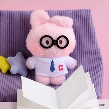 BTS BT21 Официальный брелок для куклы Minini Preppy RJ