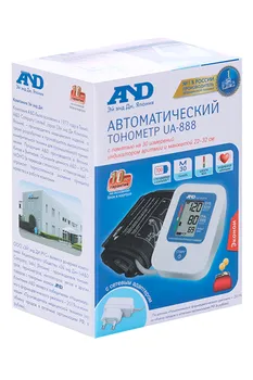 Тонометр AND UA-888ЕАС автоматический + адаптер эконом