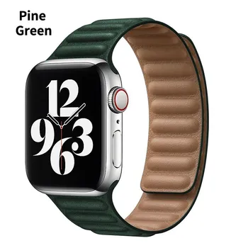 2023 Новый ремешок Link для Apple Watch 49 мм 44 мм 40 мм 41 мм 45 мм 42 мм 38 мм Магнитный браслет-петля для iWatch серии 3 5 4 SE 6 7 8 Ultra 49 мм ремешок 38mm/40mm/41mm