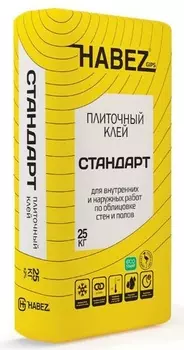 Клей Habez Стандарт для керамической и мозаичной плитки 25 кг