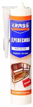 Клей жидкие гвозди Krass для древесины 300 мл, бежевый