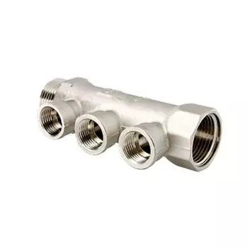 Коллектор Valtec 1"х3 выхода 1/2" вн.