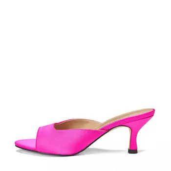 Мюли Felicity Satin Fuchsia