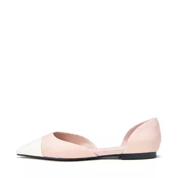 Туфли Sandra Canvas Pink/White