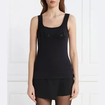 Топ стандартного кроя Just Cavalli, черный