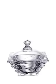 Конфетница хрустальная с крышкой Casablanca Crystalite Bohemia